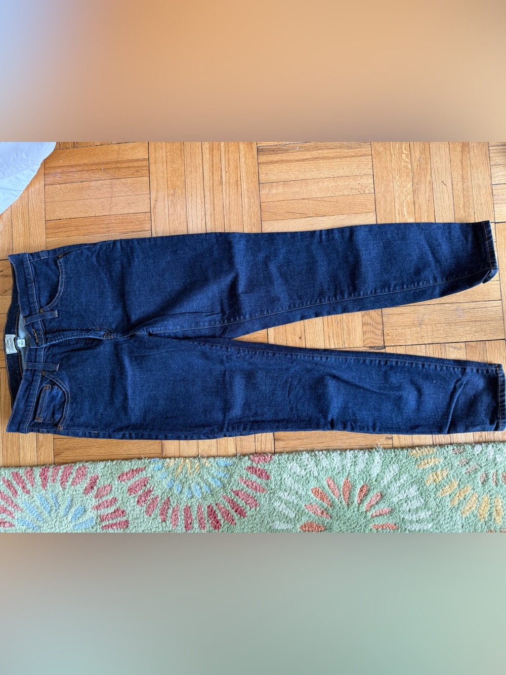 J. Crew Dark Indigo High-Rise Jeans